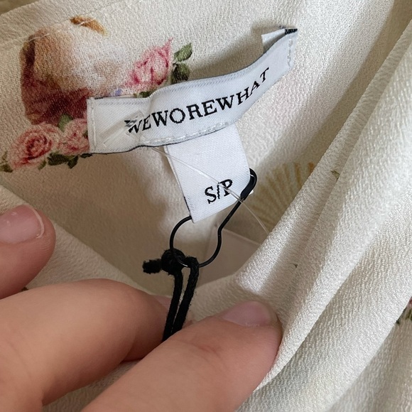 NWT WEWOREWHAT Ronnie Mini Dress Garden Ladies, S - Picture 13 of 13